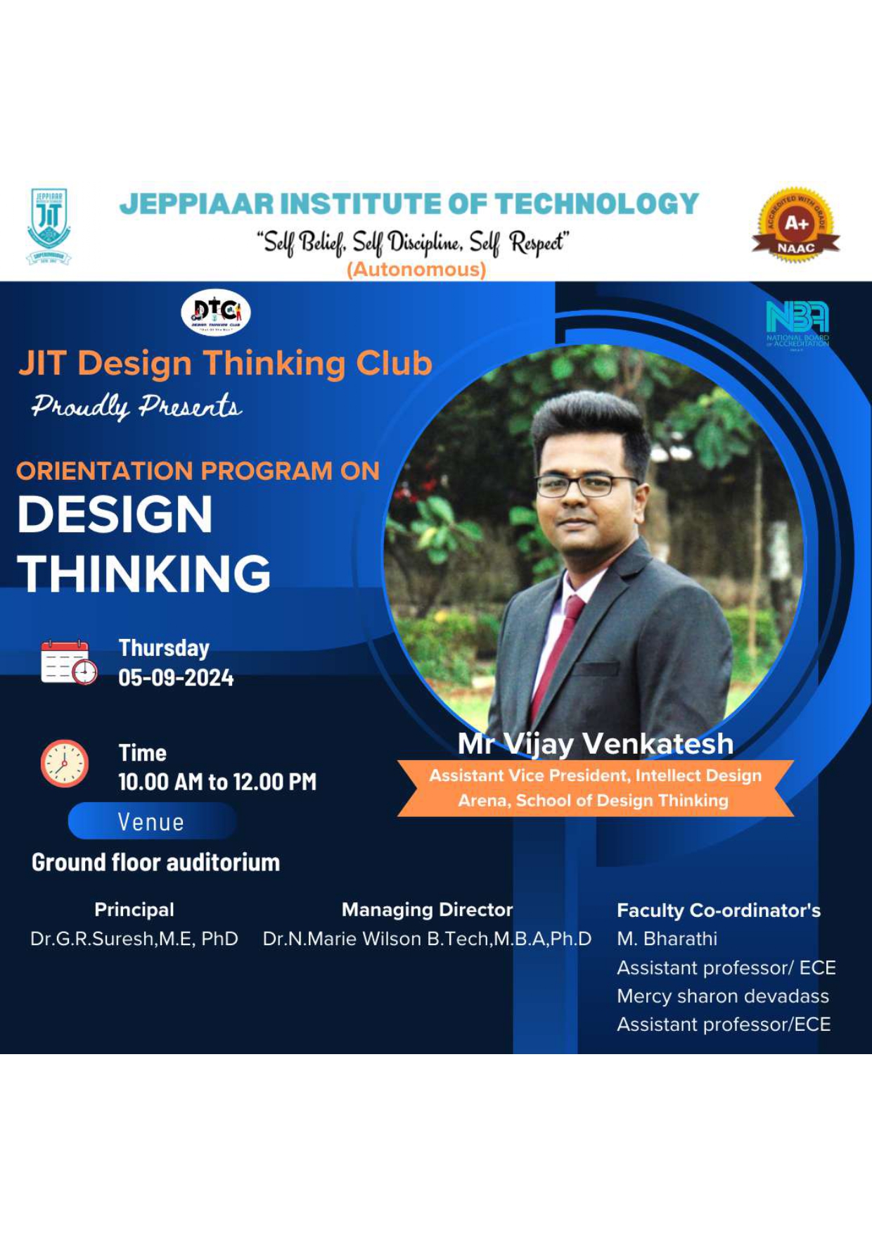 Orientation program on “Design Thinking”