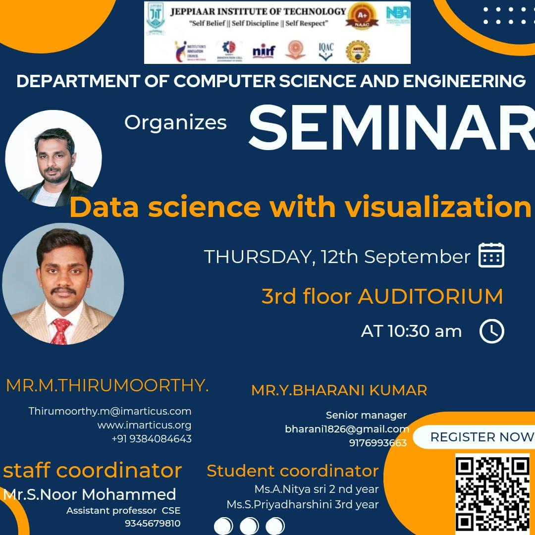 Seminar on Data Science with Visualization