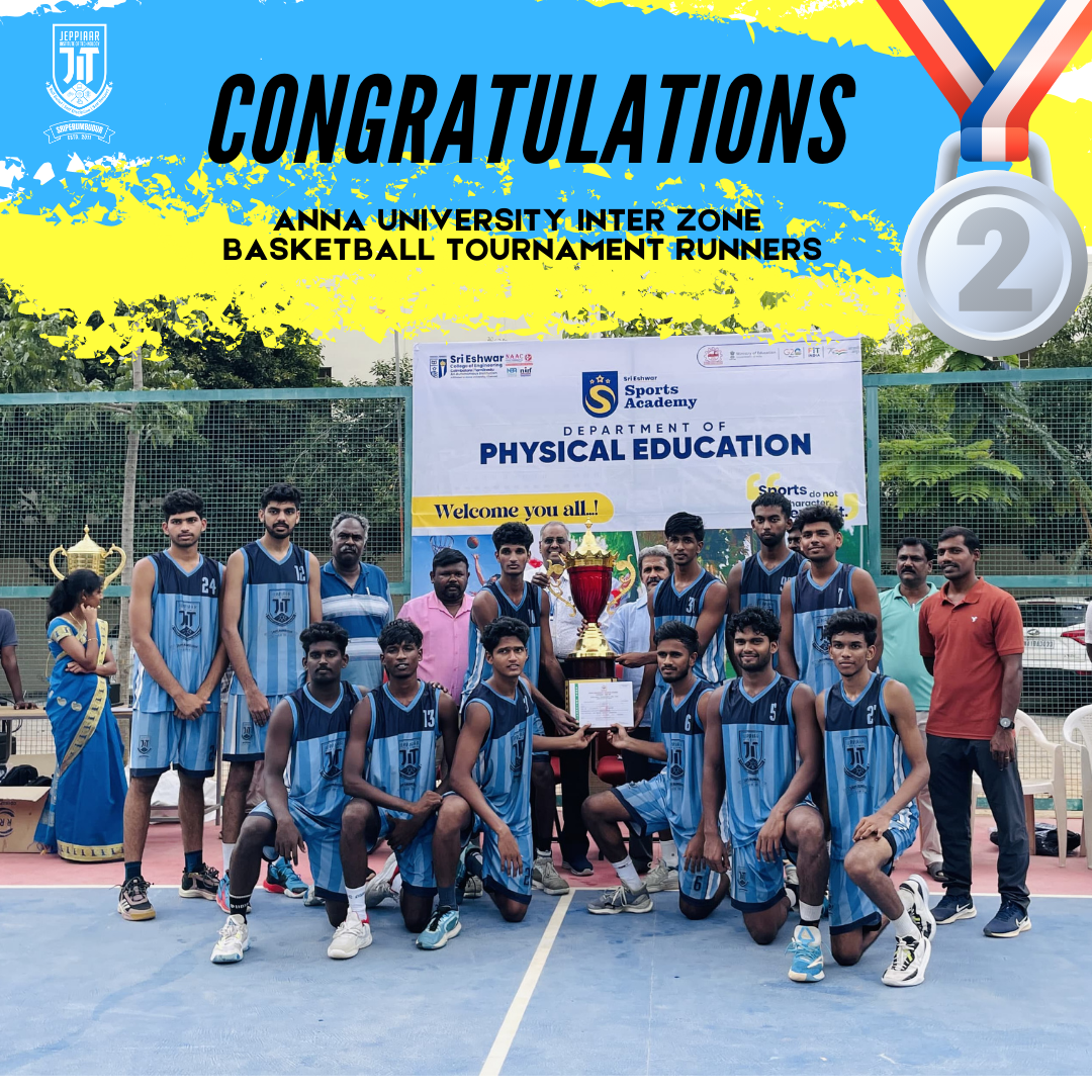 JIT Boys Basketball Team Achieves 2nd Place