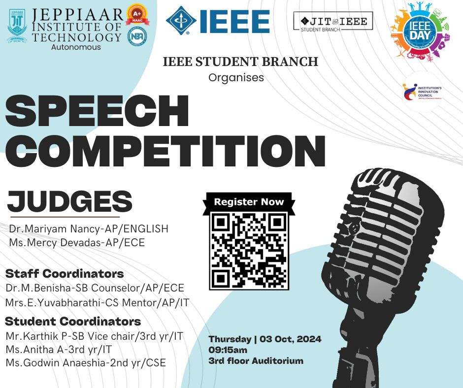 Speech Competition | IEEE Day Celebration