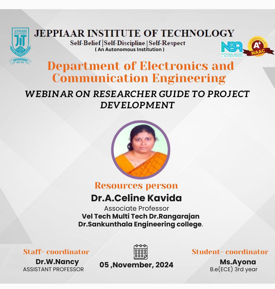 Webinar on Researcher guide to Project Development